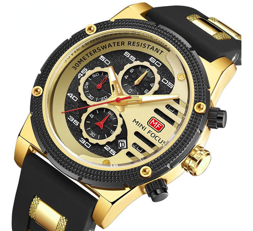 Mini Focus Chronograph Sports Relojes De Cuarzo Para Hombre