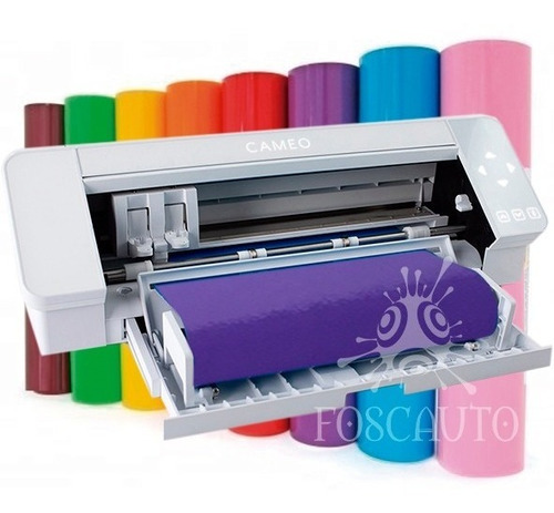 Adesivo Roxo Violeta Plotter Silhouette Cameo Med. 5m X 25cm