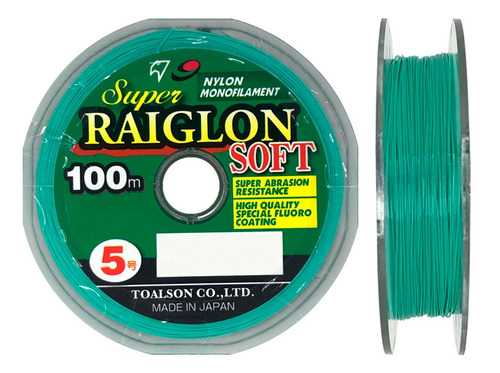 Linha Soft Super Raiglon 0,40mm 25,6lbs 100m Marine Sports