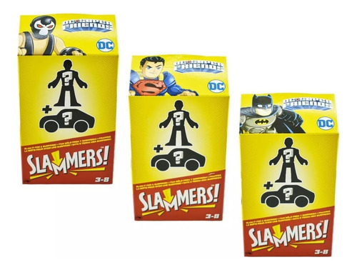 3pack Slammers Imaginext Dc Batman/superman/bane Sorpresa