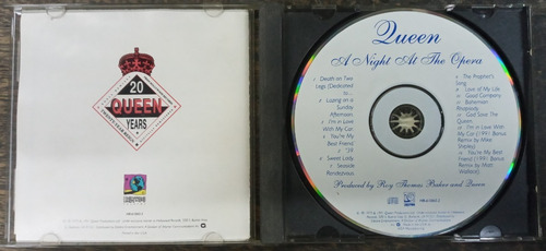 Imagen 3 de 4 de A Night At The Opera * Queen * Cd Original Importado *