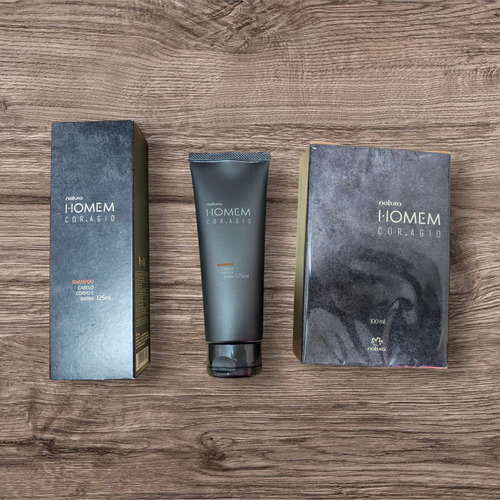 Natura Homen Coragio Eau De Parfum Amaderado Hombre En Kit
