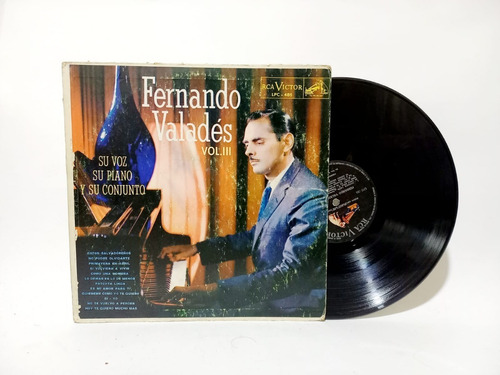 Disco Lp Fernando Valades / Vol Iii / Su Voz / Su Piano