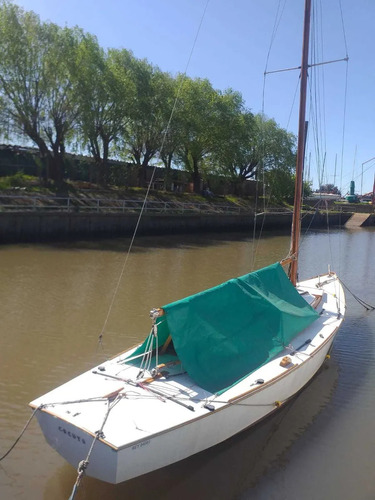 Velero Grumete De Madera Sin Motor