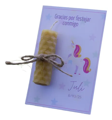 comprar Suvenir Vela De Miel Artesanal Orgánica 5x2cm