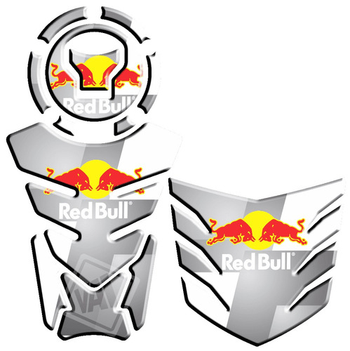 Kit Protetor Tanque Bocal Rabeta Fan Titan 160 Red Bull 18