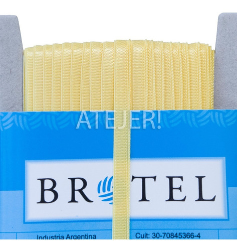 Imagen 2 de 2 de Elástico Para Lencería Brotel 310406 De 6mm X 20 Metros