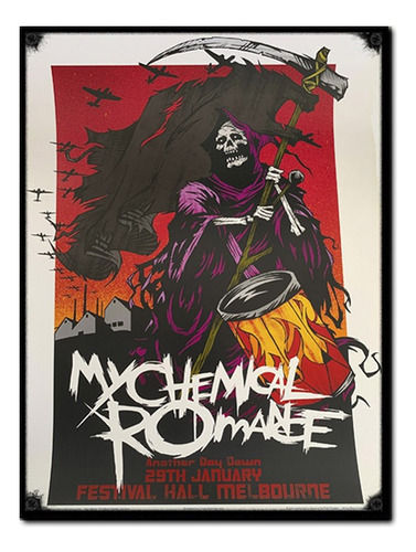 #1380 - Cuadro Decorativo - My Chemical Romance Poster Rock