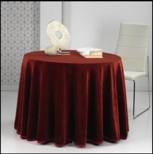 Mantel Lino Sermat Mesa Ovalada Con Encaje 8sillas 250x150cm