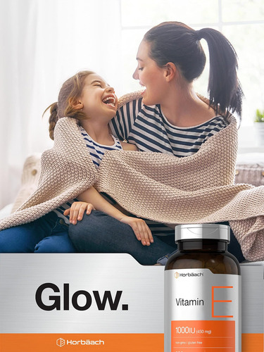 Horbäach Vitamina E 1000 Ui Cápsulas Softgel | Contagem 200