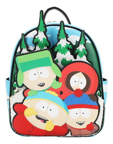 Minimochila South Park Stan, Kenny, Cartman Y Kyle De 10,5