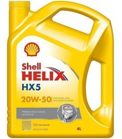 Aceite Shell Helix 20w50 Mineral  4litros