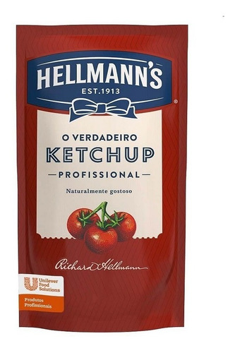 Imagem 1 de 1 de Molho Ketchup Hellmann´s Doypack 1,01 Kg