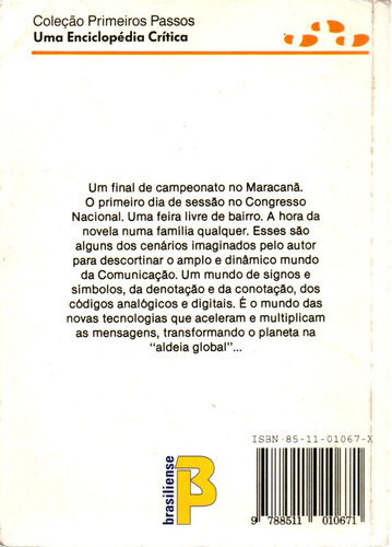 Livro O Que É Comunicação, Juan E. Díaz Bordenave (Usado)