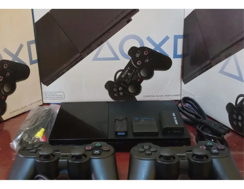 Playstation 2 Ps2 Completo Com 2 Controles + Hdmi + 60 Jogos! (#03) (Recondicionado)