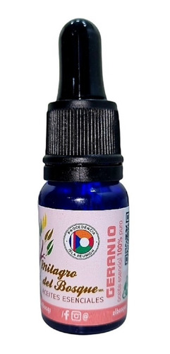 Aceite Esencial Geranio 10 Ml 100% Puro Y Natural 