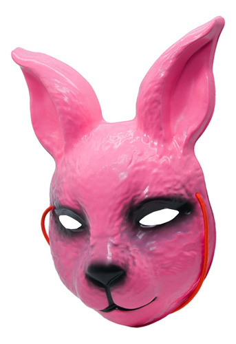 Máscara De Conejo 3d, Máscara De Animal Aterrador, Rosa