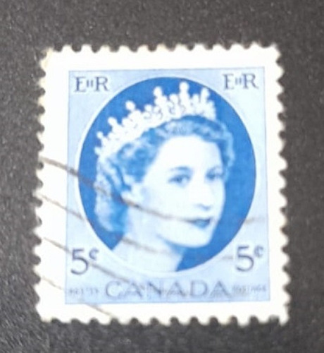 Sello Postal Canadá - Isabel Ii