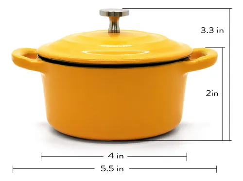 Rj Legend Mini Cocotte Con Tapa, Juego De 3 Hornos Holandese