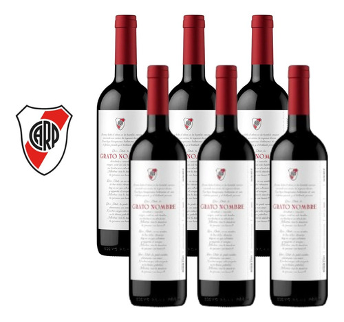 Vino River Plate Grato Nombre 750ccx6 Bod. Bianchi