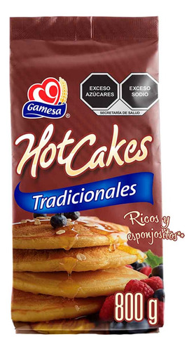 Harina Para Hot Cakes Gamesa Bolsa 800 Gr