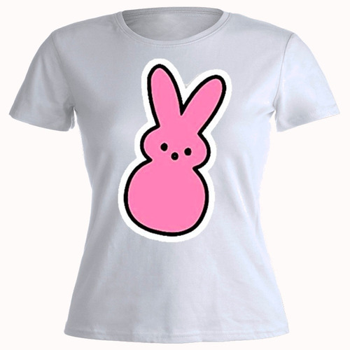 Remera De Mujer Algodón Lil Peep Bunny Conejo Rosa