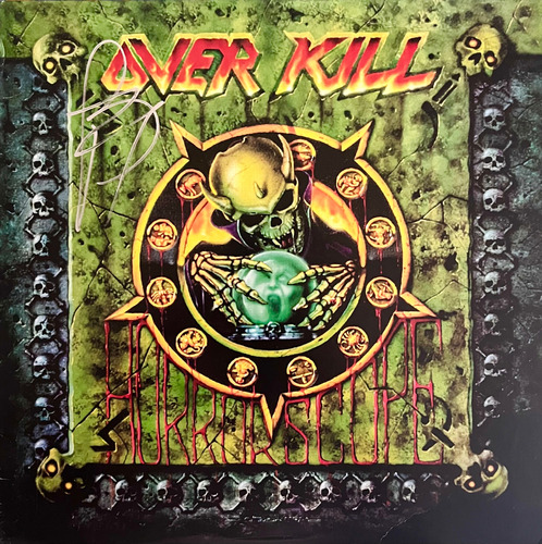 Overkill Vinyl Firmado Horrorscope Autografiado