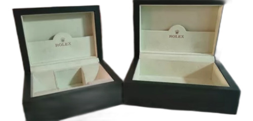 2 Cajas De Reloj Rolex Auténticas Originales Madera