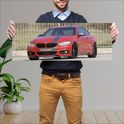 Cuadro 30x80cm Auto 2014 Bmw 4 Series Coupe By R 150