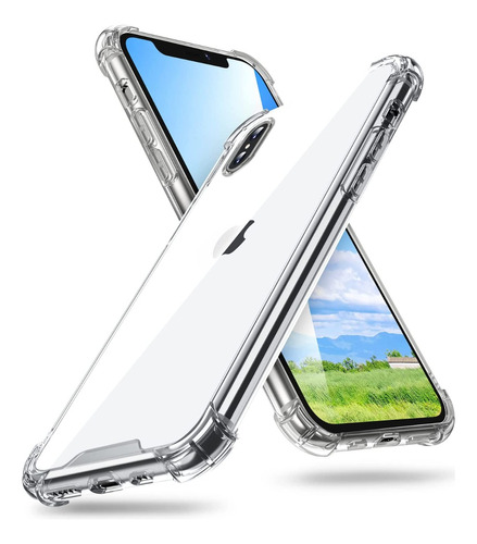 Carcasa Para iPhone XS Max Transparente Cofolk + Mica