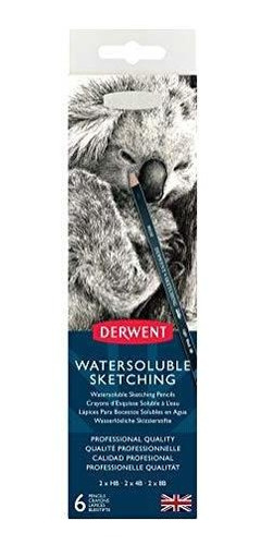Lápices Para Dibujar Derwent Watersoluble Sketching, Metal T