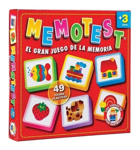 Memotest El Juego De La Memoria Ruibal 49 Fichas