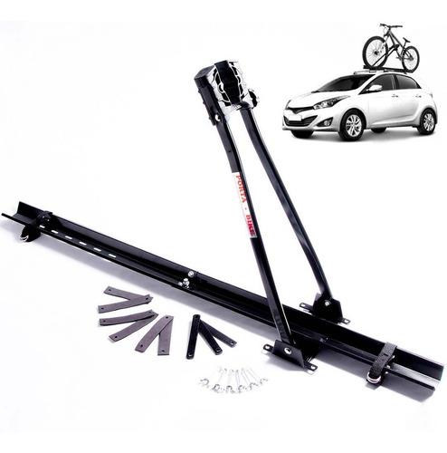 Imagem 2 de 10 de Transbike Calha Para Rack Teto - Desmontável - 1 Bicicleta
