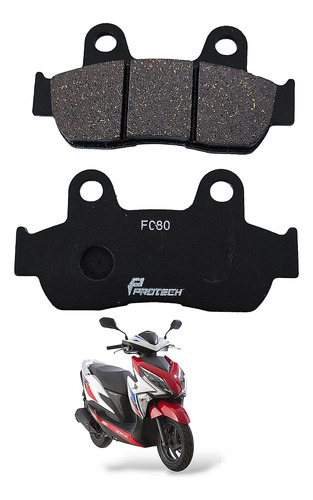 Pastillas De Freno Honda Elite 125 / Vmen 125 Protech