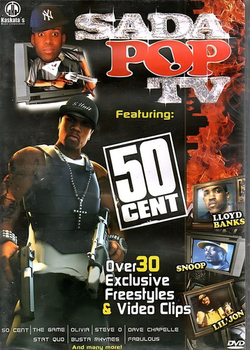 Dvd Sada Pop Tv - 50 Cent Snoop Dog E Muito Hip Hop