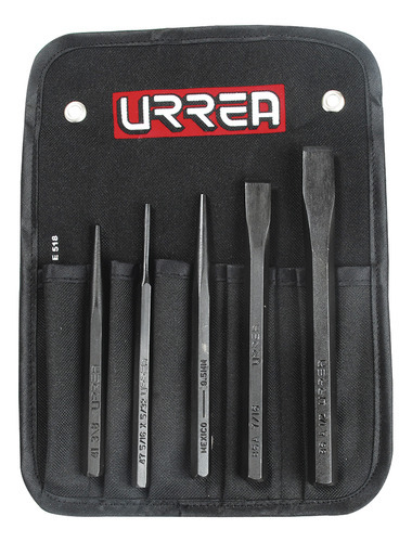 Juego De Cinceles, Punzones Y Botadores 5 Piezas No.4 Urrea