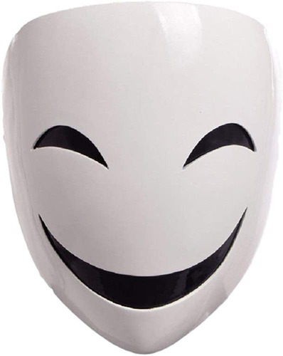 Máscara De Disfraz De Animé Para Halloween, Blanco