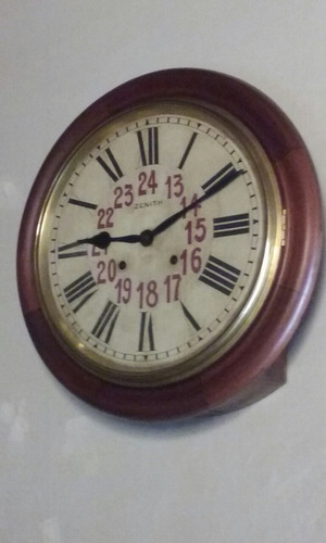 Reloj De Pared A Pendulo Ansonia Usa Tipo Estacion 