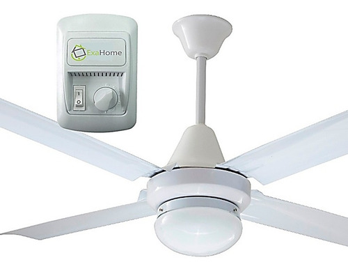 Ventilador De Techo Con Plafon 5 Años Garantia 607 Exahome