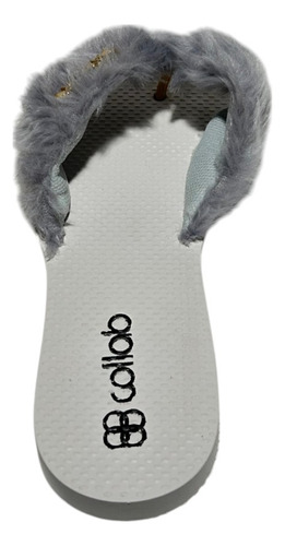 Chinelo Coloridos Rasteirinha Pelúcia