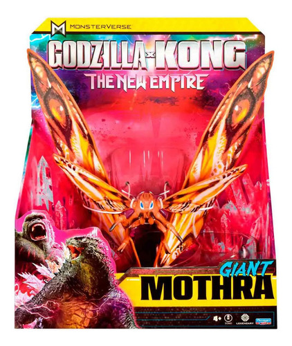 Boneca Mothra Com Asas Gigantes Godzilla X Kong Sunny