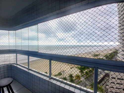 Apartamento A Venda Em Praia Grande Com Vista Para O Mar