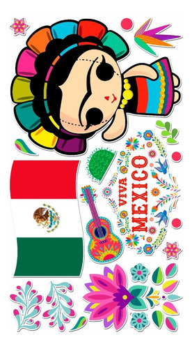 Decoración Vinil Mexicano Mexico 16 De Septiembre | Envío gratis