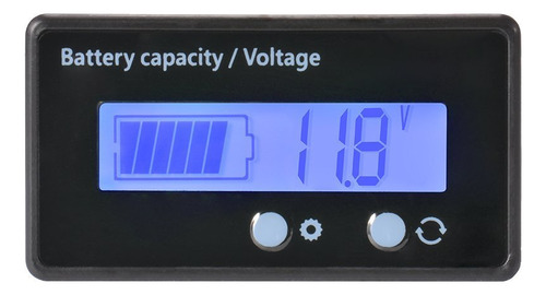 Medidor Decapacidad Bateria Lcd Impermeable Indicador Estado