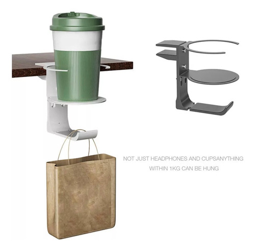 Soporte Para Vasos Con Pinza De Escritorio, Antiderrames, Pa