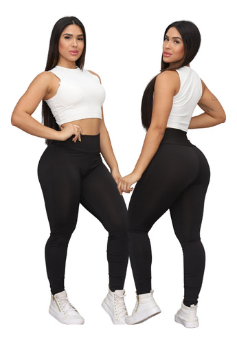 Kit 2 Legging Feminina Fitness Academia Leg Promoção Suplex