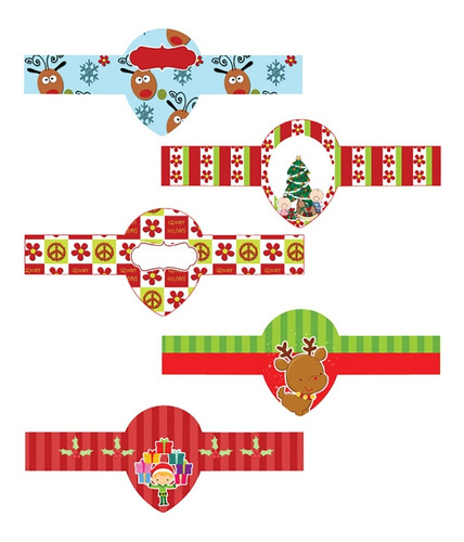 2x1 Kit Imprimible Etiquetas Paleton Navidad, Fiestas 