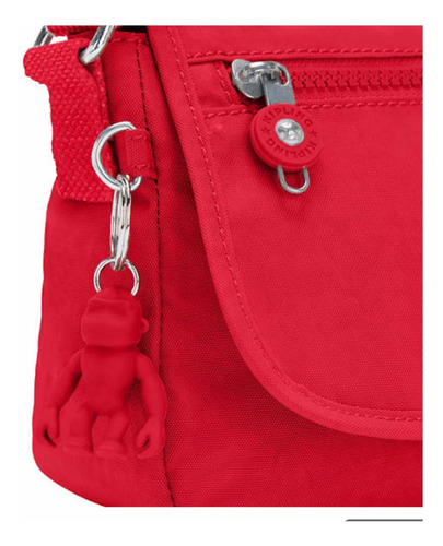 Imagen 5 de 5 de Kipling Crossbody 100 % Original Color Rojo. Envío Gratis