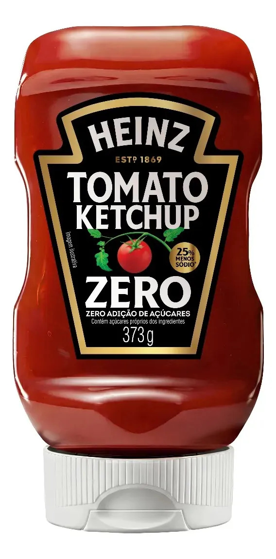 Ketchup Zero Heinz 373g
