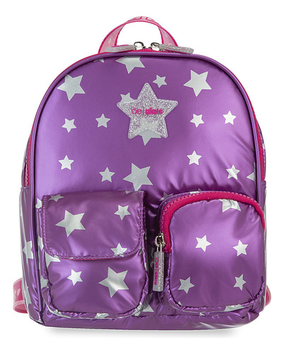 Bolsa Niñas Backpack Cloe Aladril Mediano Color Violeta